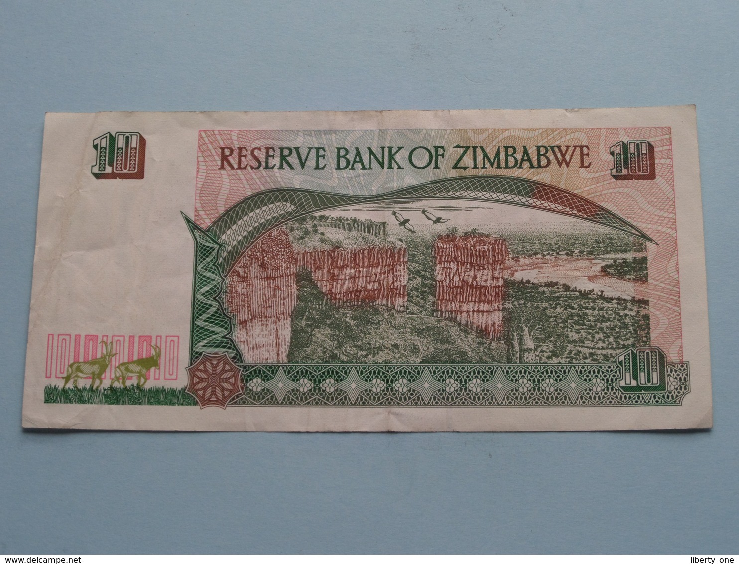 Ten DOLLARS 10 ( CC6475888 ) Harare 1997 - Reserve Bank Of ZIMBABWE ( For Grade, Please See Photo ) ! - Zimbabwe