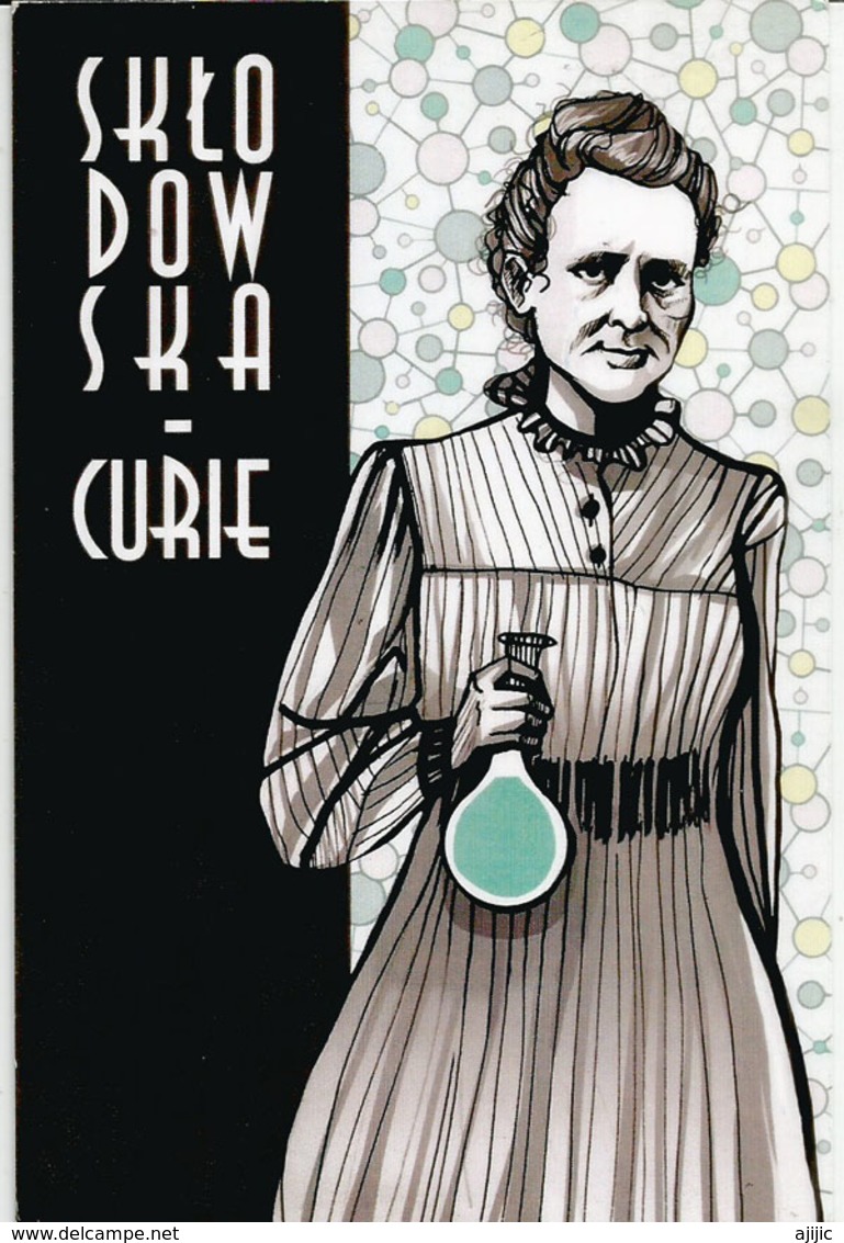 Marie Curie-Sklodowska, Belle Carte Postale (entier)  Du Musée Marie Curie, Adressée Andorra, Avec Timbre à Date Arrivée - Premi Nobel