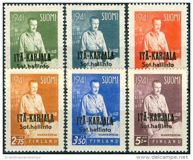 FINLAND 1942 Mannerheim Opdruk PF-MNH-NEUF - Local Post Stamps