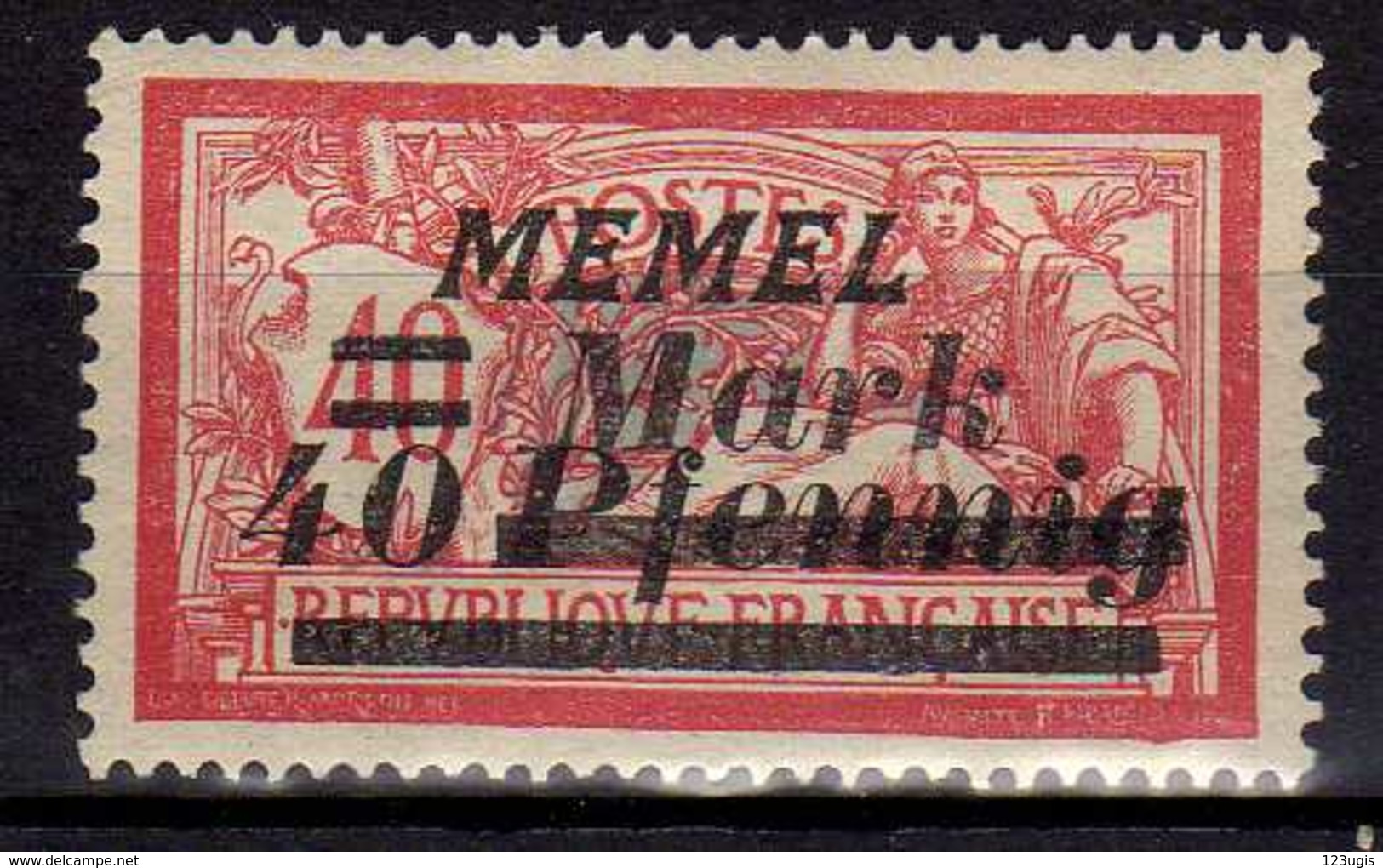 Memel (Klaipeda) 1922 Mi 119 * [260819VII] - Memelgebiet 1923