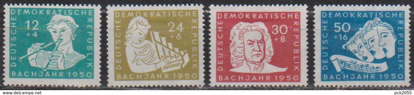 DDR 1950 MiNr.256 - 259 * Falz.200.Todestag Johann Sebastian Bach ( A214)  Günstige Versandkosten - Nuovi