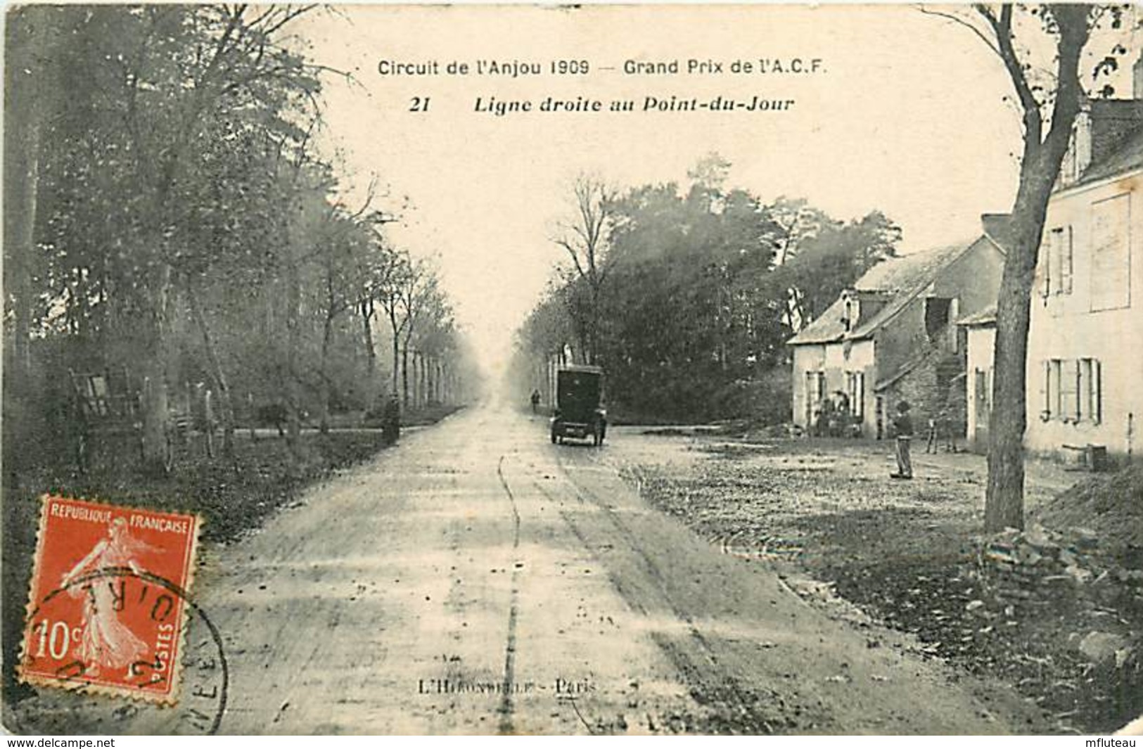 49* ANJOU Grand Prix 1909 -A.C.F  - Point Du Jour    MA92,1085 - Other & Unclassified