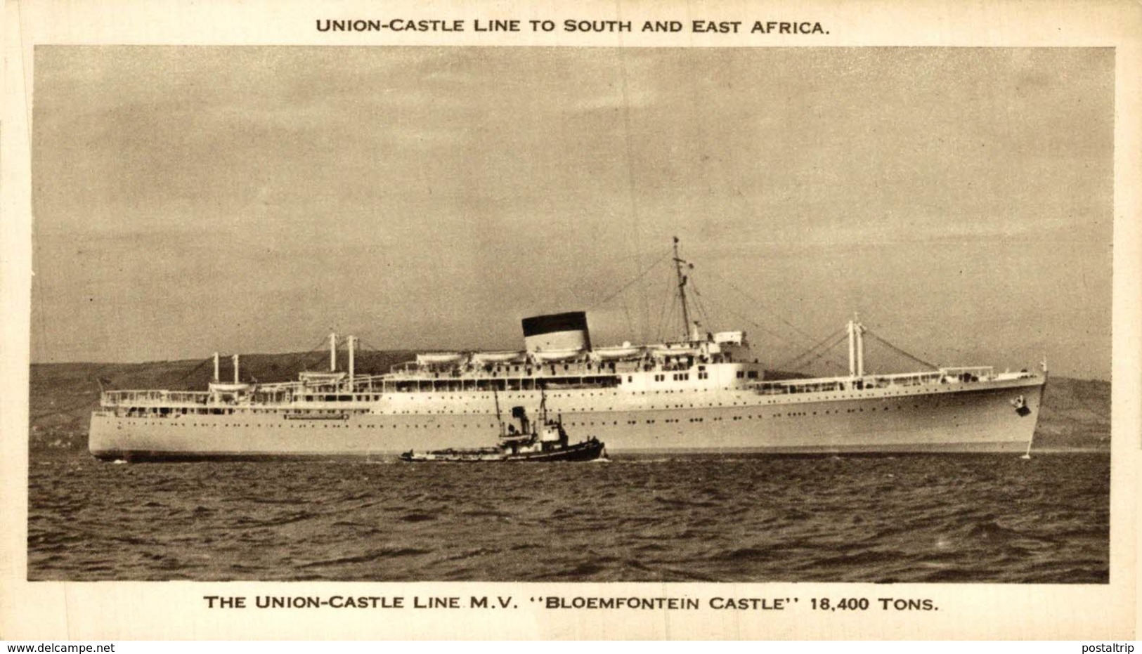 UNION CASTLE BLOEMFONTEIN CASTLE - Piroscafi