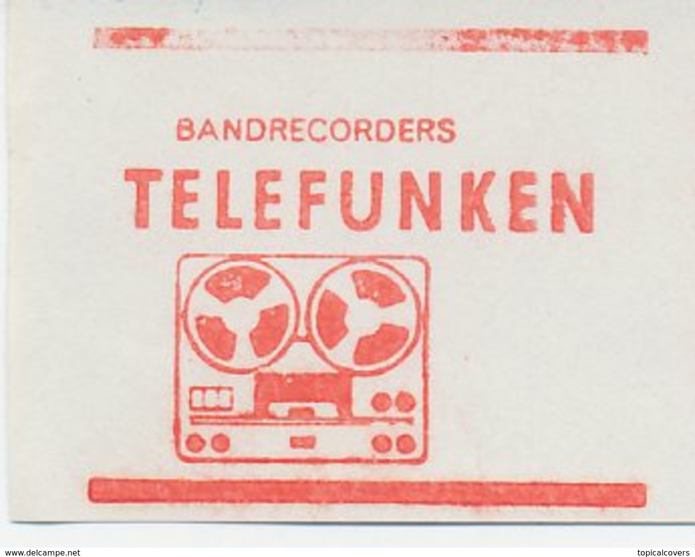 Meter Cut Netherlands 1970 Tape Recorder - Telefunken - AEG - Musik