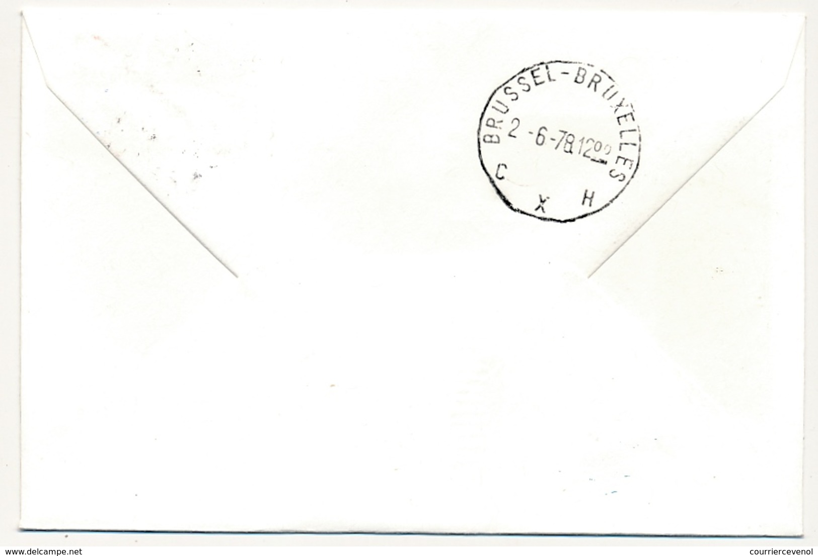 USA / BELGIQUE - 2 Enveloppes SABENA - 1ere Liaison Aérienne - ATLANTA - BRUXELLES - 1/6/78 Et Aller - Autres & Non Classés