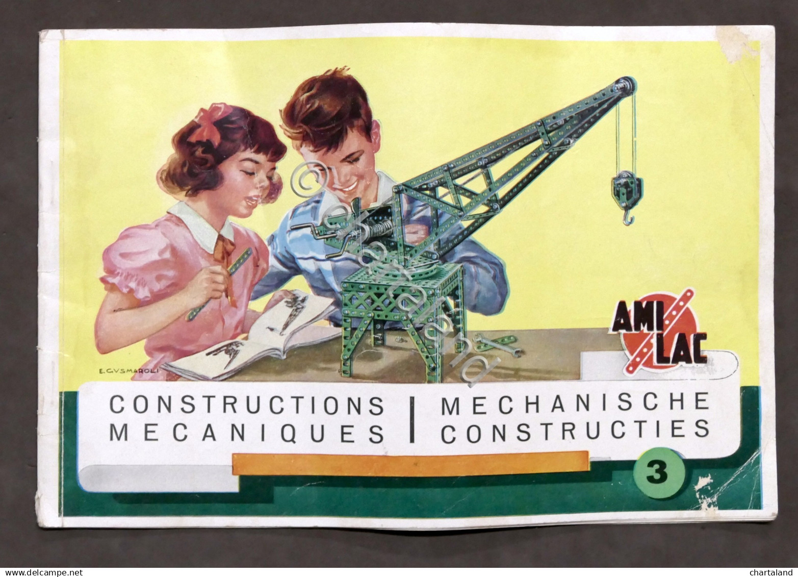 Giocattoli Costruzioni - Brochure Ami Lac Constructions Mecaniques 3 - 1960 Ca. - Meccano