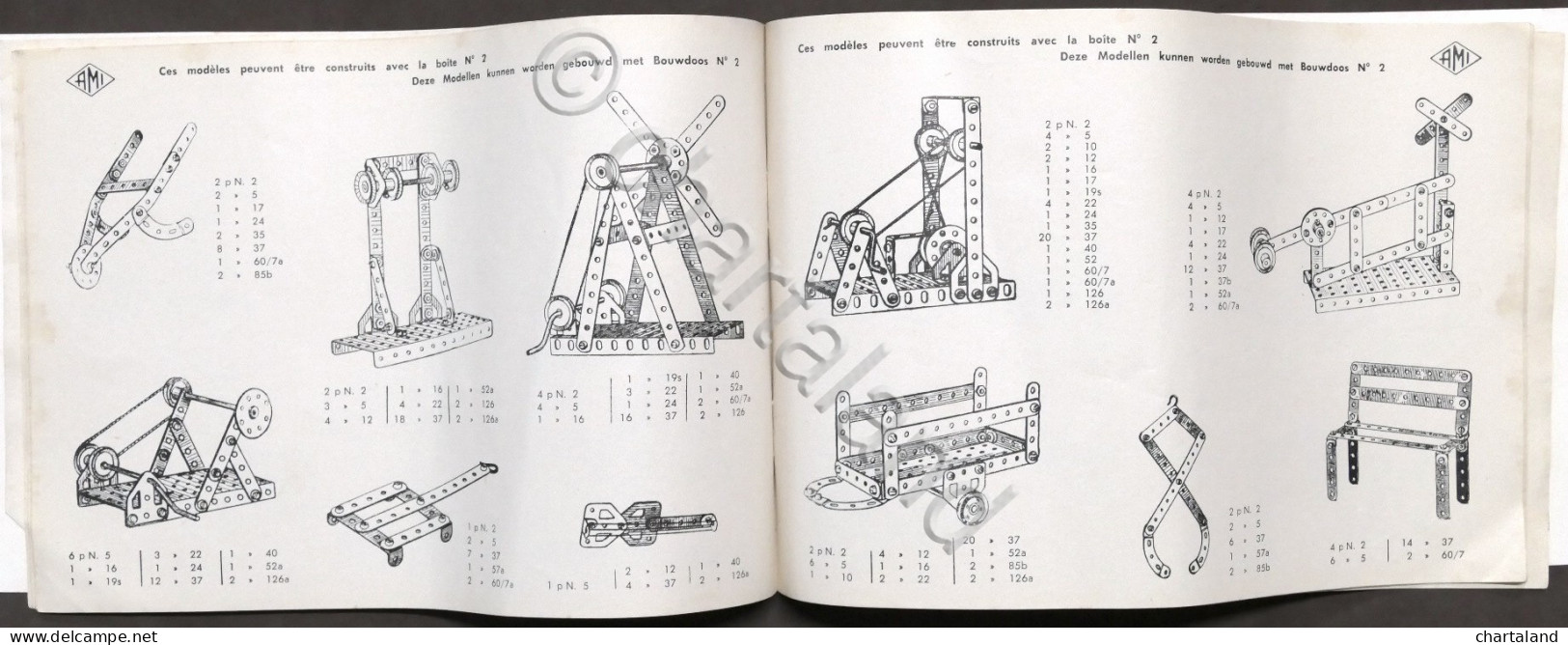 Giocattoli Costruzioni - Brochure Ami Lac Constructions Mecaniques 3 - 1960 Ca. - Meccano