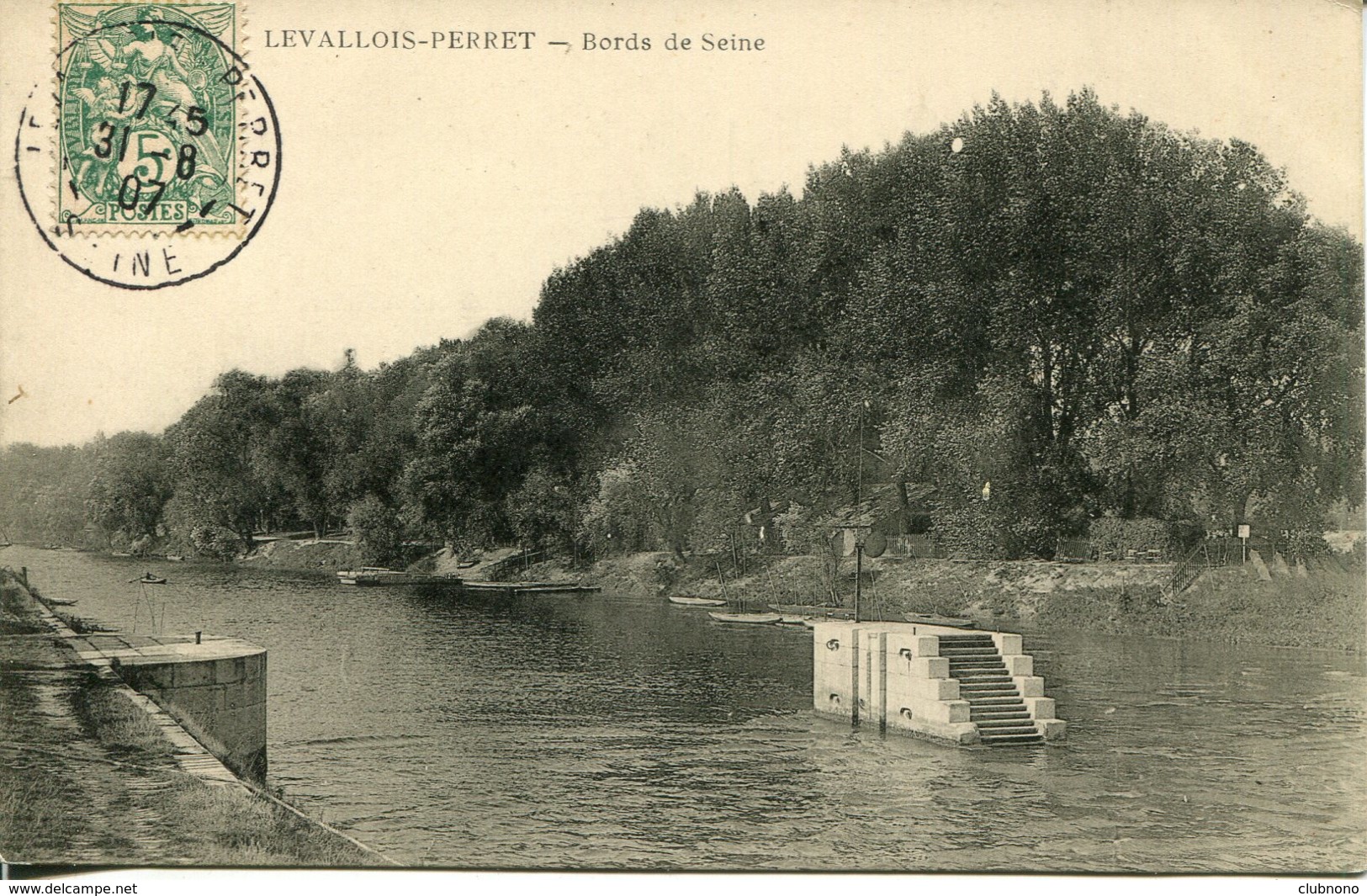 CPA - LEVALLOIS-PERRET - BORDS DE SEINE - Levallois Perret