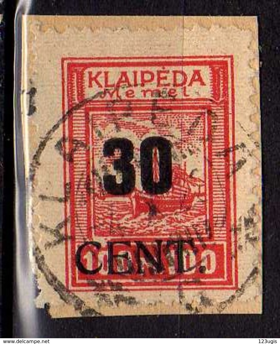 Memel / Klaipeda 1923 Mi 196, Gestempelt [260819VII] - Memelgebiet 1923