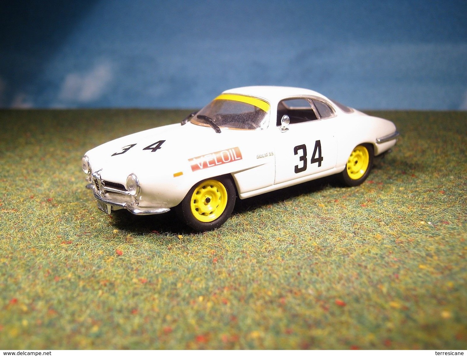 ALFA ROMEO GIULIETTA SPRINT SPECIALE TARGA FLORIO 1963 N.34 NUOVO IN BLISTER RCS (0900) - Best Model