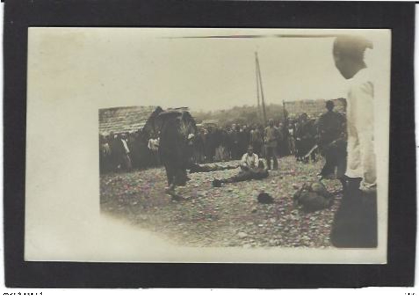 CPA Indochine Carte Photo RPPC Non Circulé Exécution Frontière Chine China - Vietnam