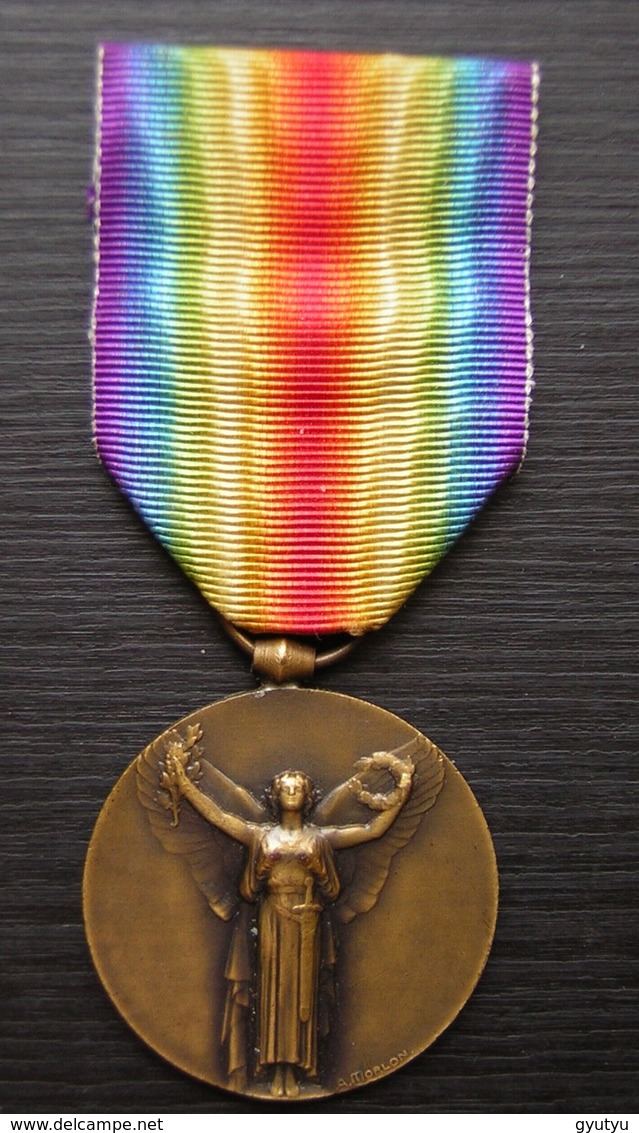 Médaille Signée Morlon: La Grande Guerre Pour La Civilisation 1914 1918, Voir Photo ! - 1914-18