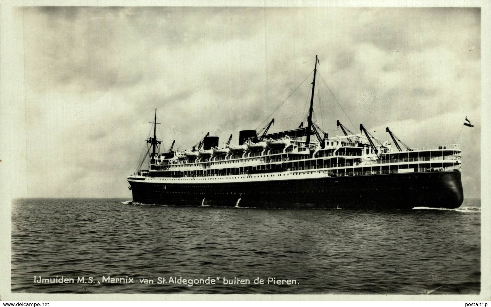 RPPC  St. Marnix Van St. Aldegonde N.B N.V. Nederlandse Stoomvaartmaatschappij - Steamers