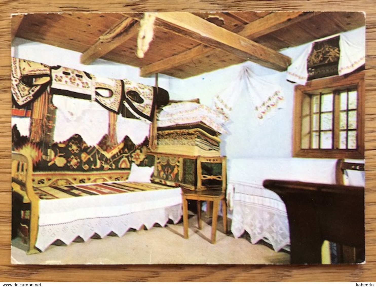 Romania, Guest-room Of House From Dumbraveni Village, Suceava District 19th Century, Folklore, Unused - Andere & Zonder Classificatie