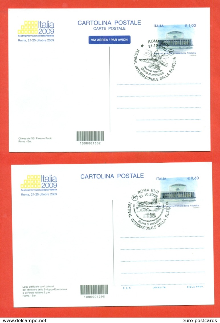 INTERI POSTALI- C /264/265/266/267- FDC - ANNULLO ROMA - Interi Postali