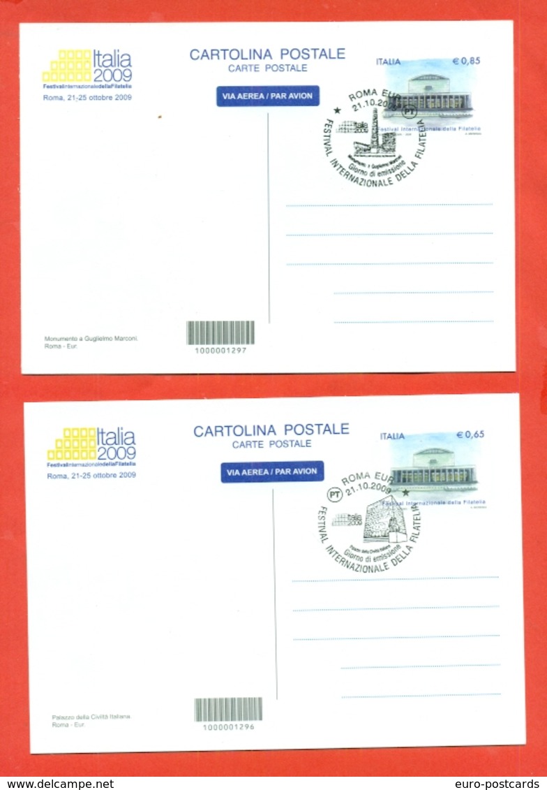 INTERI POSTALI- C /264/265/266/267- FDC - ANNULLO ROMA - Interi Postali