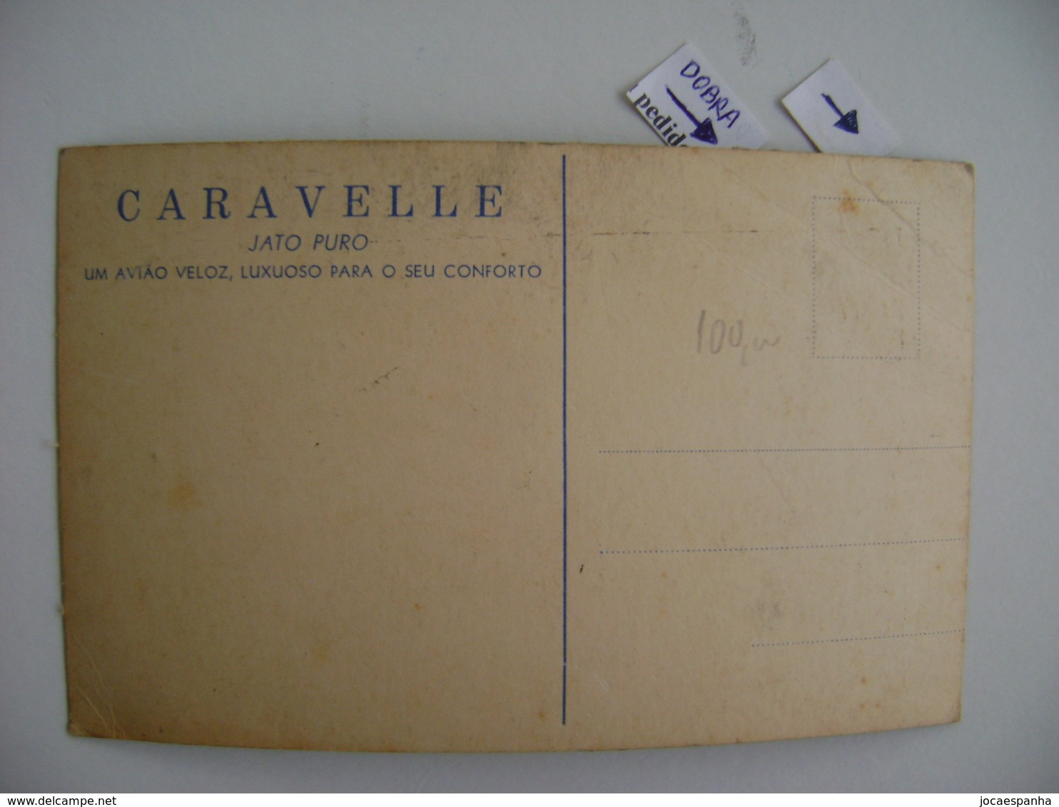 BRAZIL - OFFICIAL POST CARD FROM CRUZEIRO DO SUL  COMPANY (CARAVELLE AIRPLANE)  IN THE STATE - 1946-....: Era Moderna