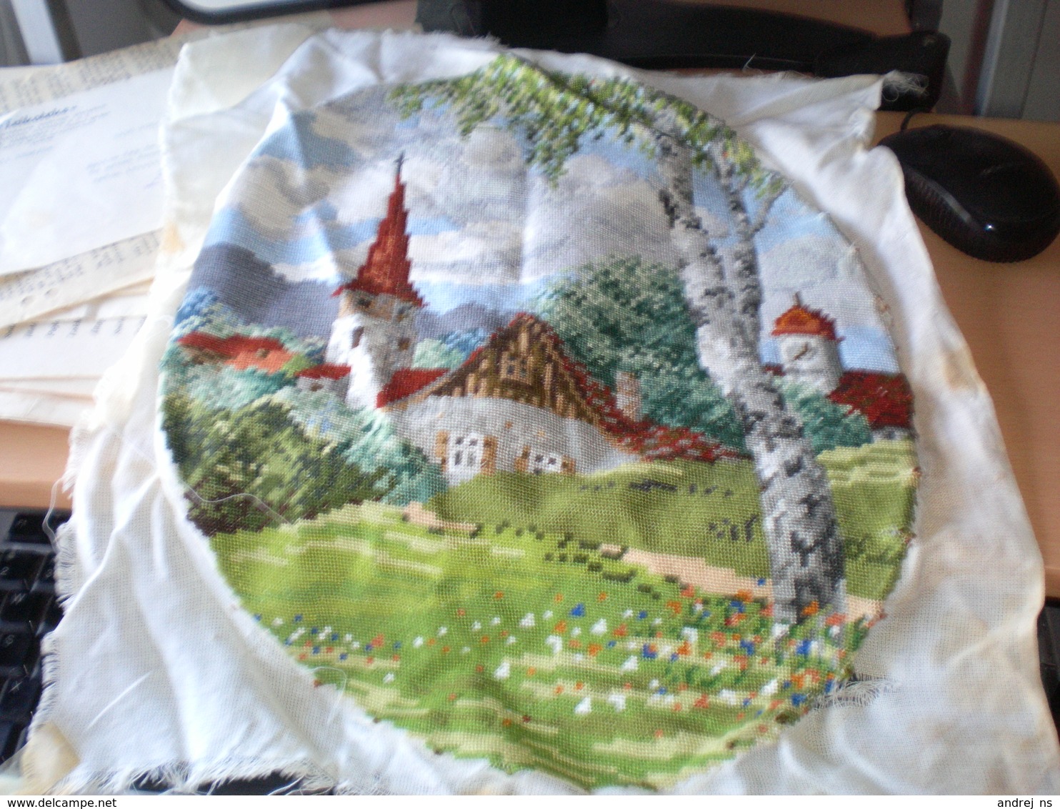 Gobelin Tapestry Church - Teppiche & Wandteppiche