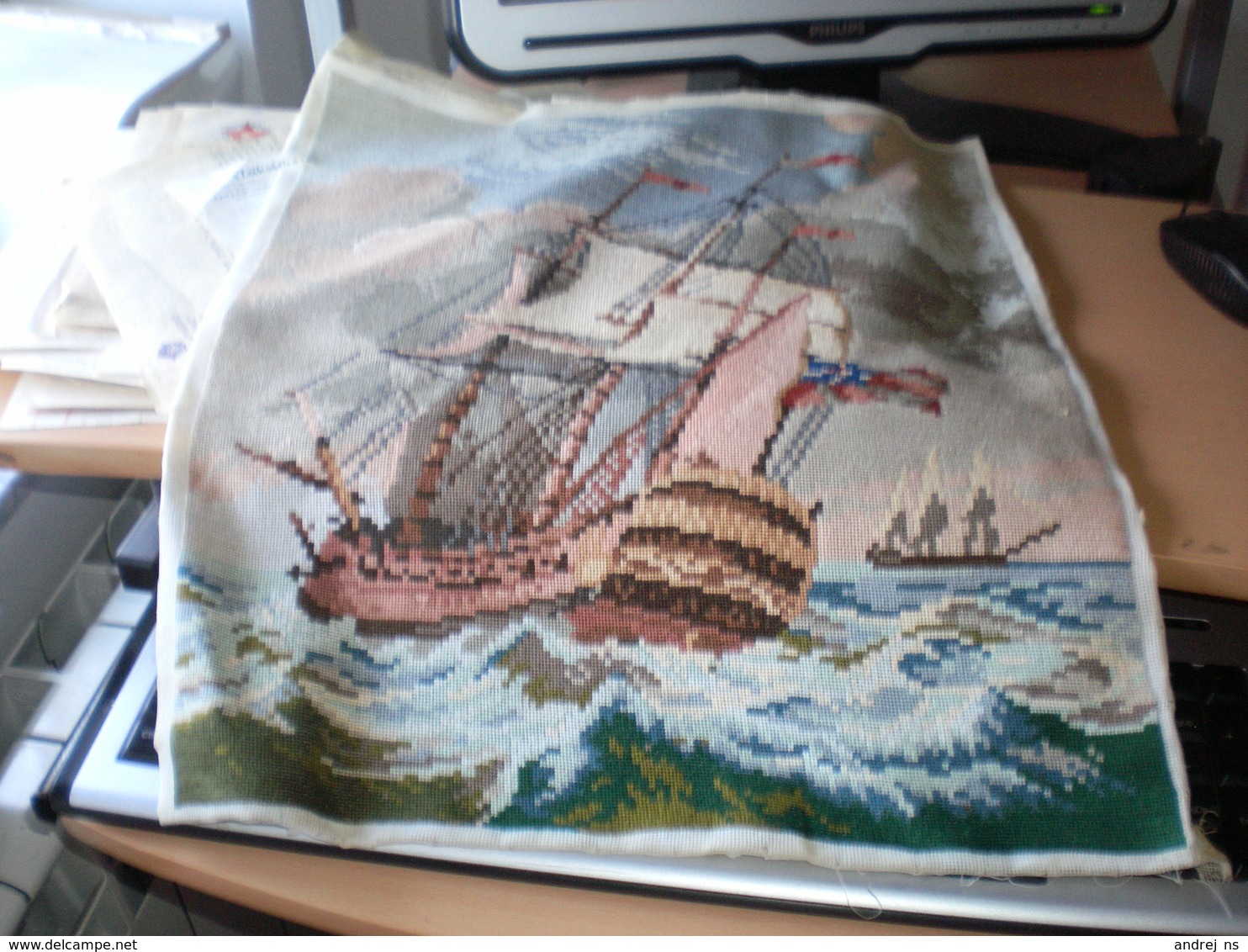 Gobelin Tapestry Ships - Tapis & Tapisserie