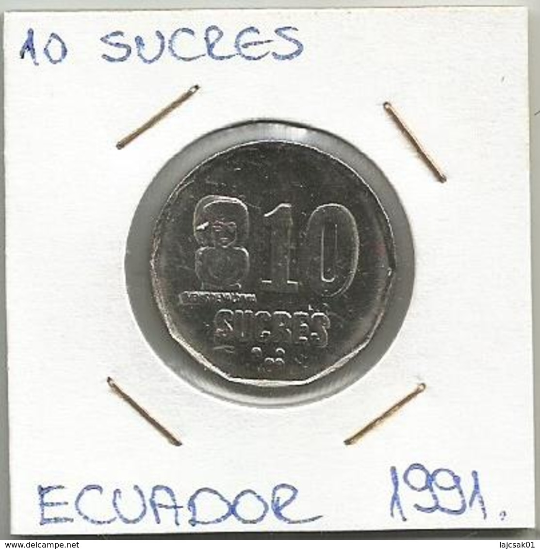 A10 Ecuador 10 Sucres 1991. - Ecuador