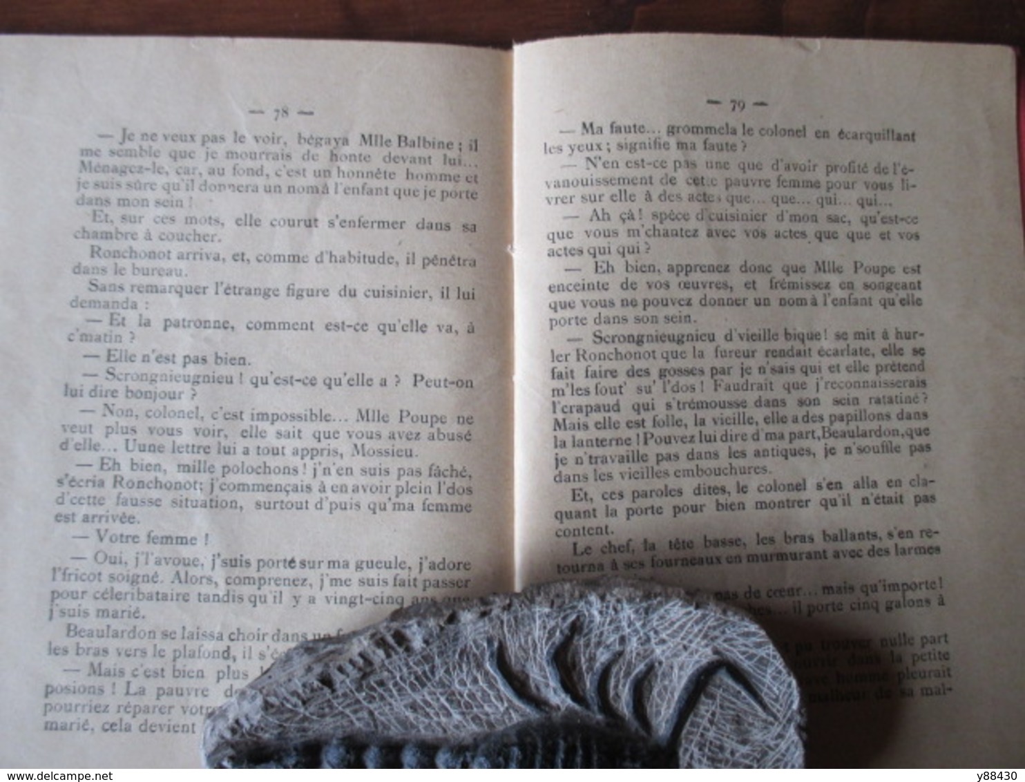 Almanach du COLONEL RONCHONOT pour 1903  - 34 pages - Livret très original et rare - 12 photos