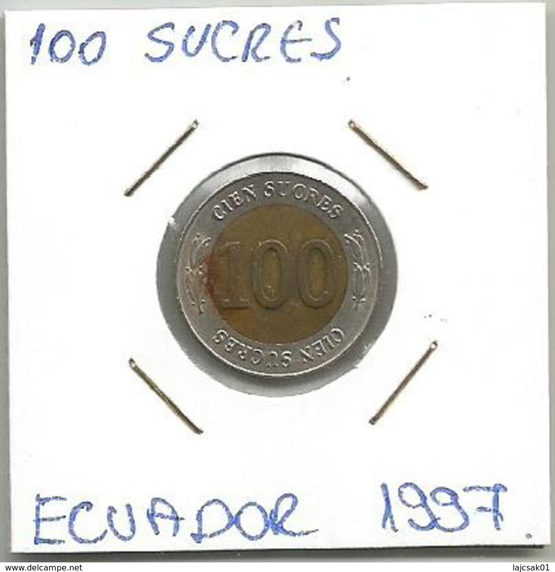 A12 Ecuador 100 Sucres 1997. - Ecuador