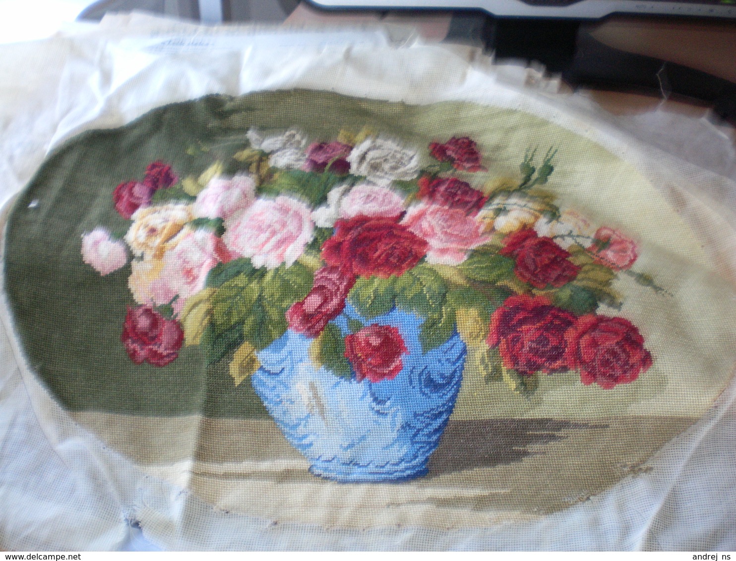 Gobelin Tapestry Flowers - Tapijten