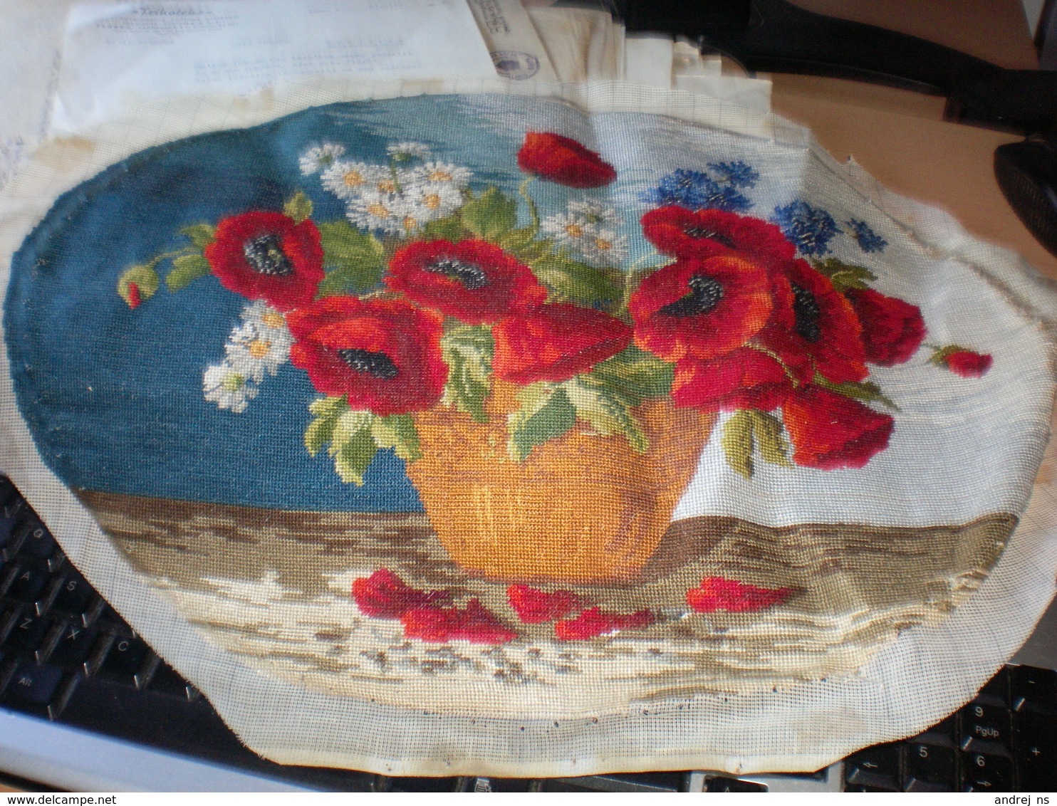 Gobelin Tapestry Flowers - Alfombras & Tapiceria