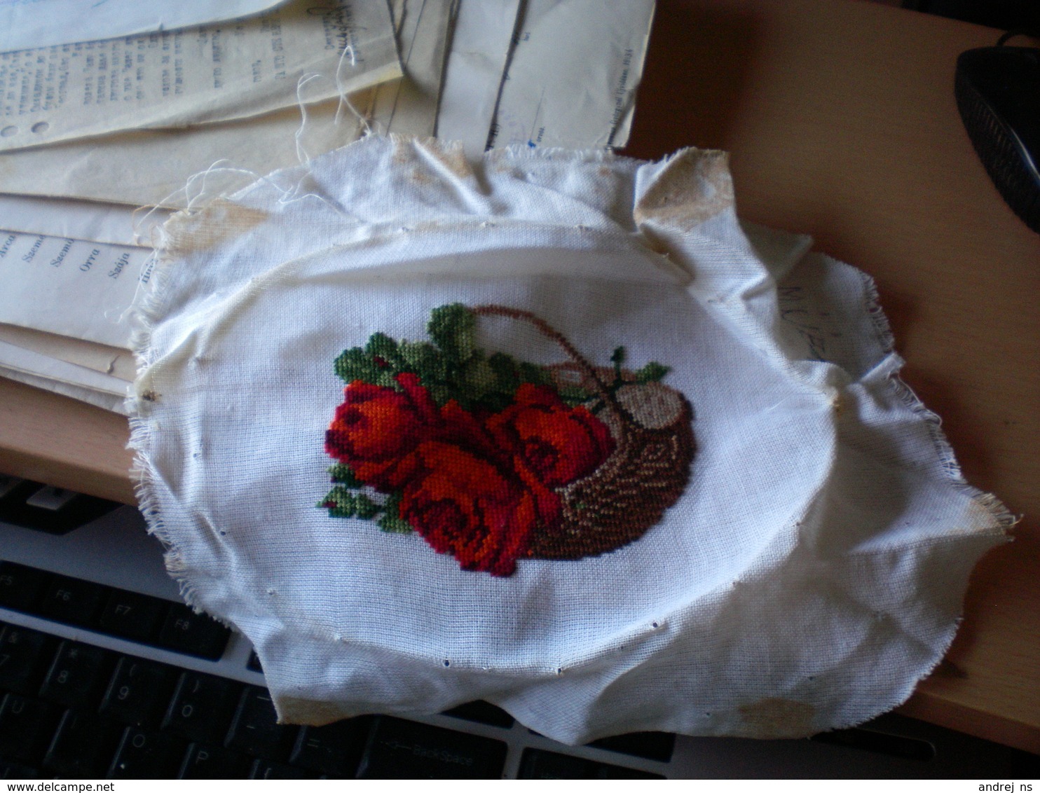 Gobelin Tapestry Flowers - Tapijten