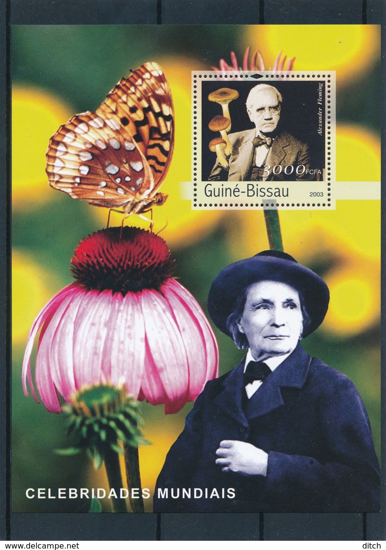 D - [402269]TB//**/Mnh-Guinée-Bissau 2003 - Célébrité Mondiale, Papillons - Papillons