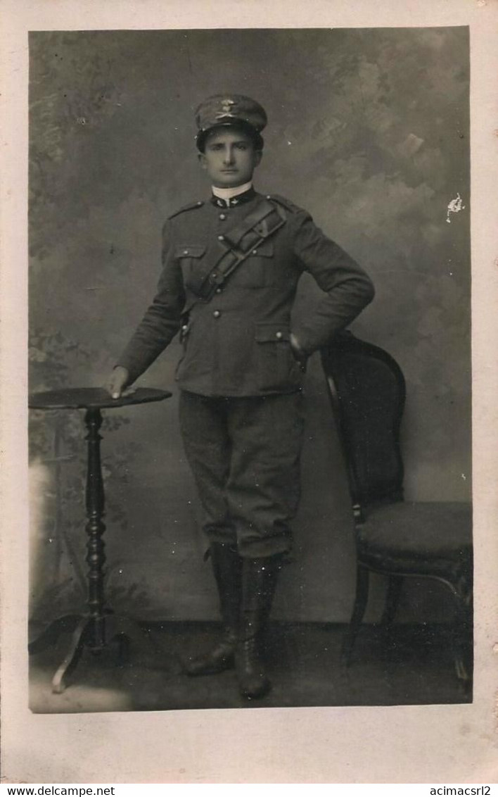 X1908 - MILITARY MILITARIE - ITALY WW 2 ? Soldier Soldat - Photo Postcard 1940' ? - Guerra, Militari