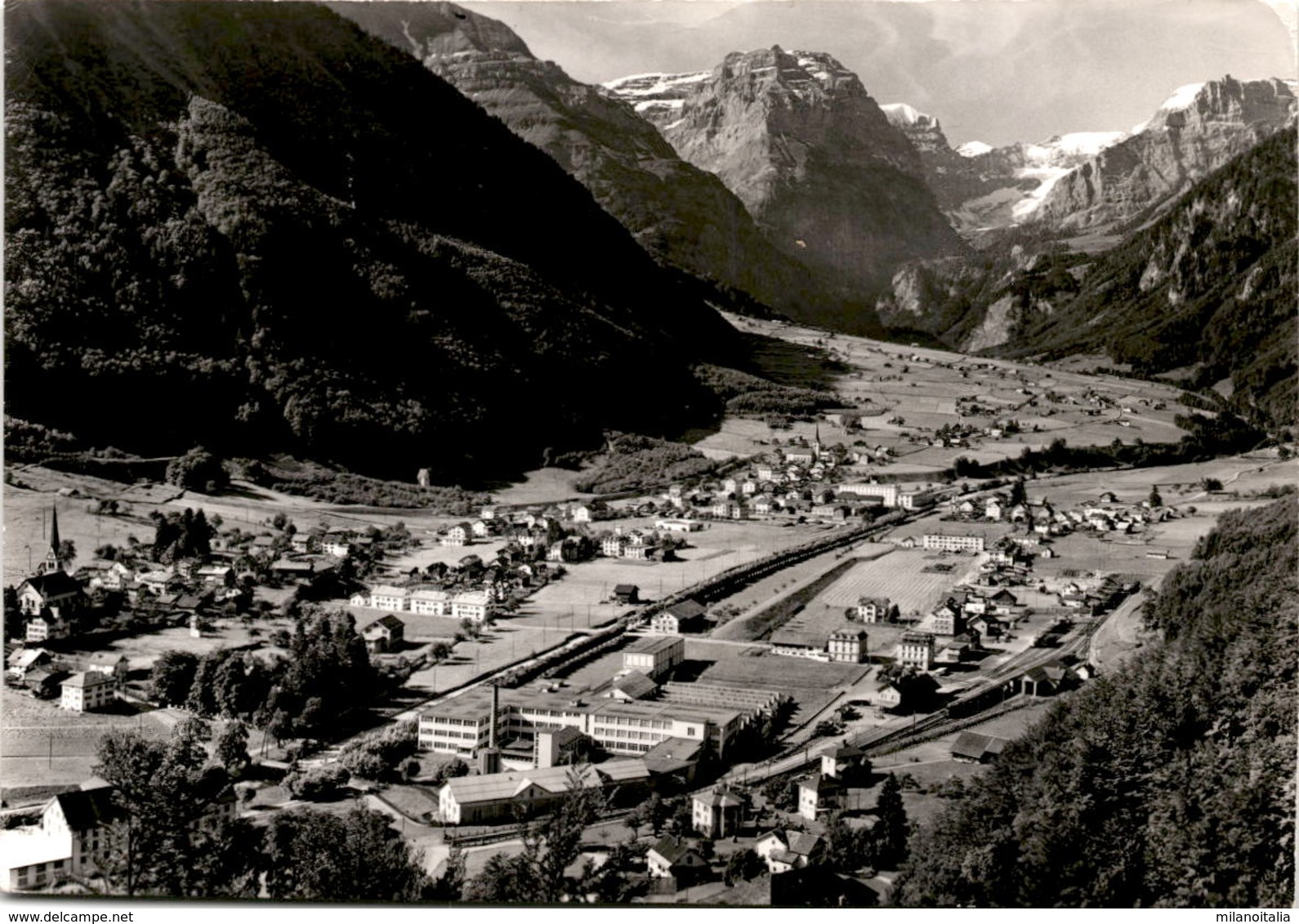 Linthal GL Mit Selbsanft Und Tödi (03277) * 4. 10. 1963 - Linthal