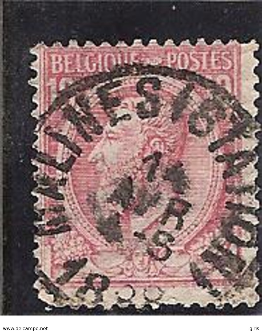 Belgique N° 46 Malines Station - 1893-1900 Fine Barbe