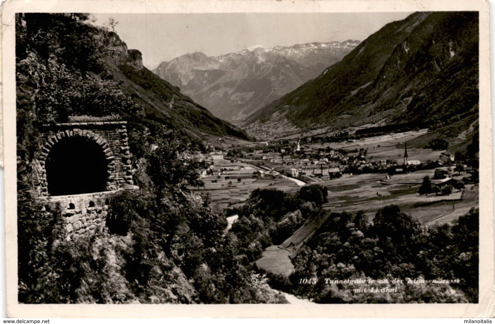 Tunnelgalerie Ob Der Klausenstrasse Mit Linthal (1045) * 30. 1. 1951 - Linthal