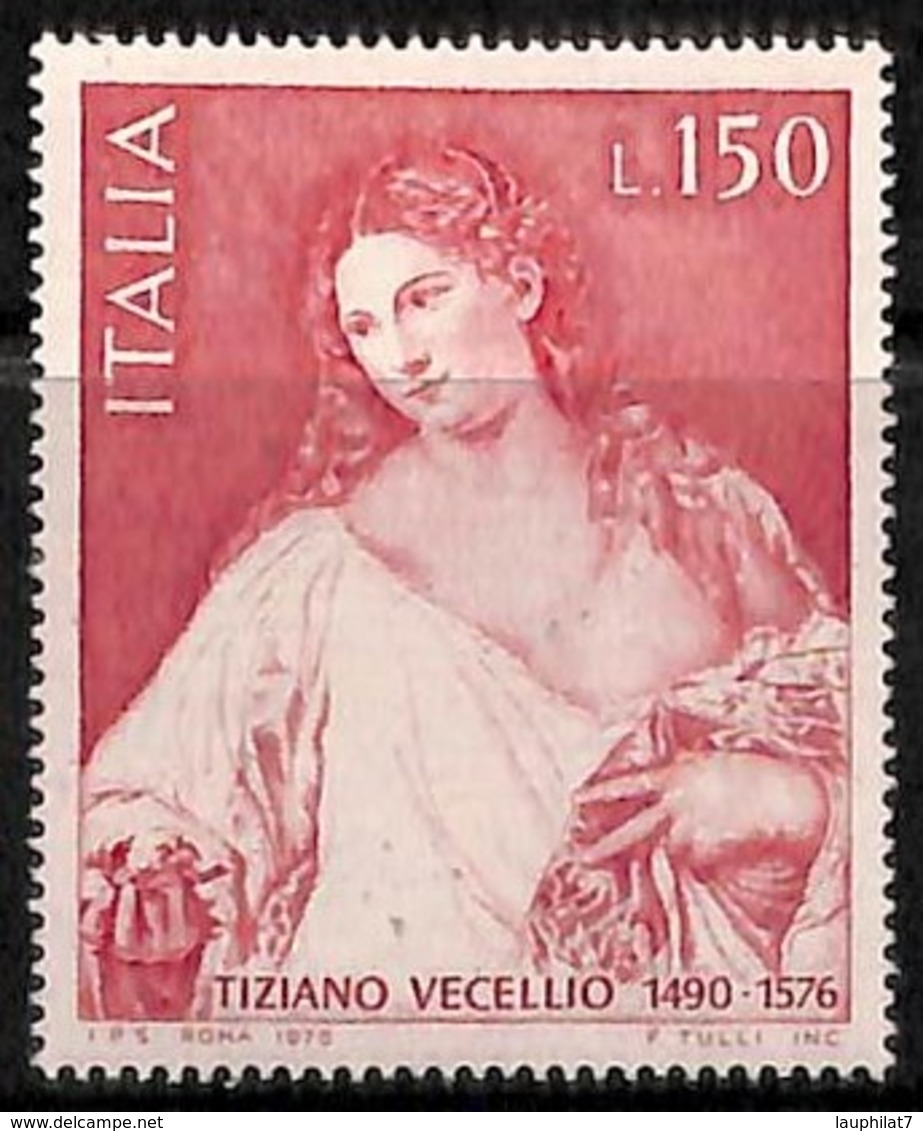 [810863]TB//**/Mnh-Italie 1976 - N° 1271, Tiziano Vecellio, Dit Le Titien, Peintures - Tableaux - Altri & Non Classificati
