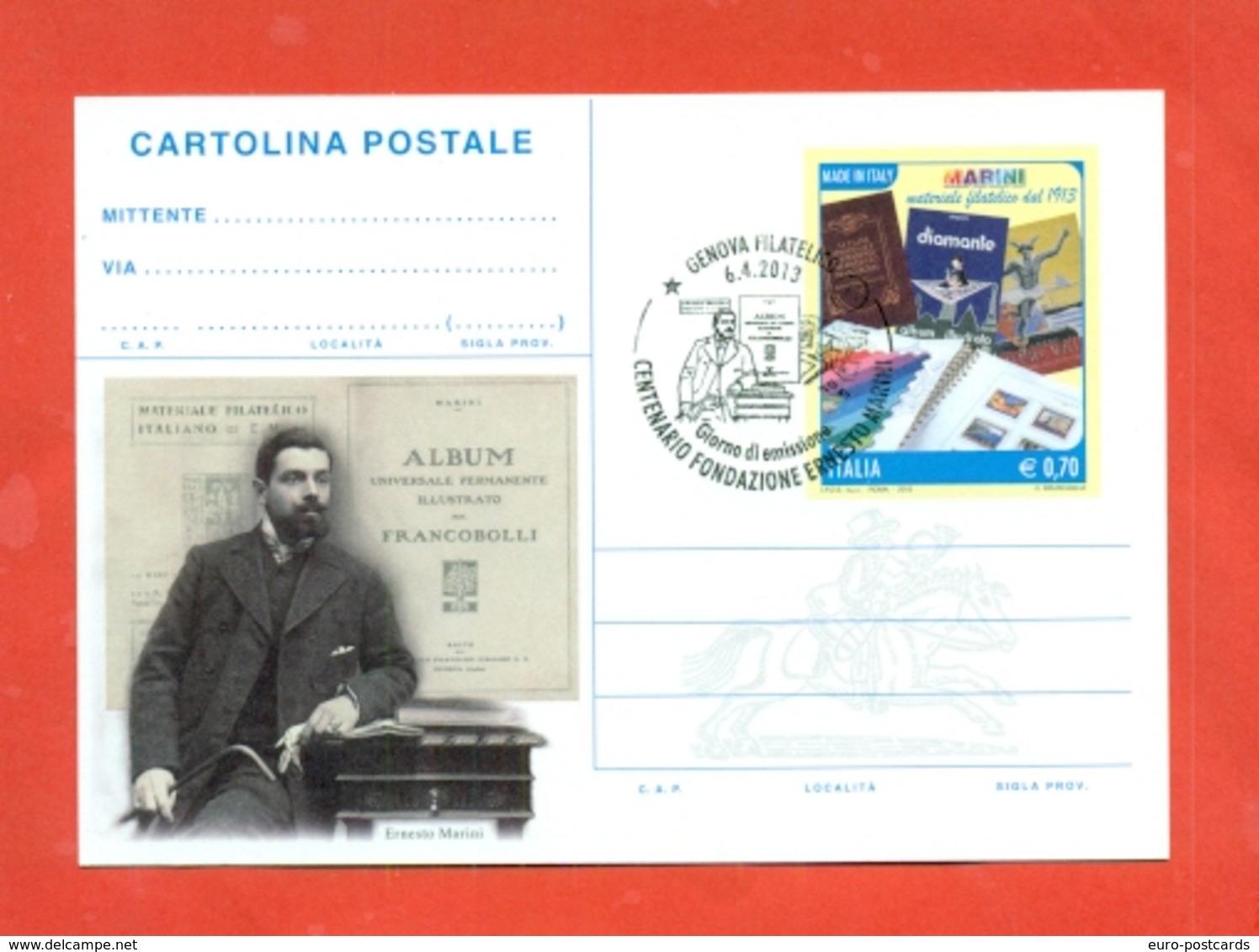 INTERI POSTALI-  - C 276 - ANNULLO GENOVA - Postwaardestukken