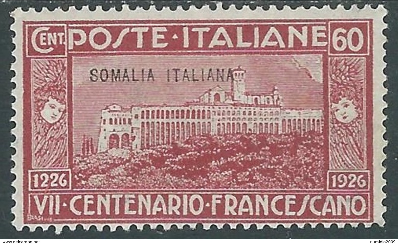 1926 SOMALIA SAN FRANCESCO 60 CENT MH * - UR35-4 - Somalia