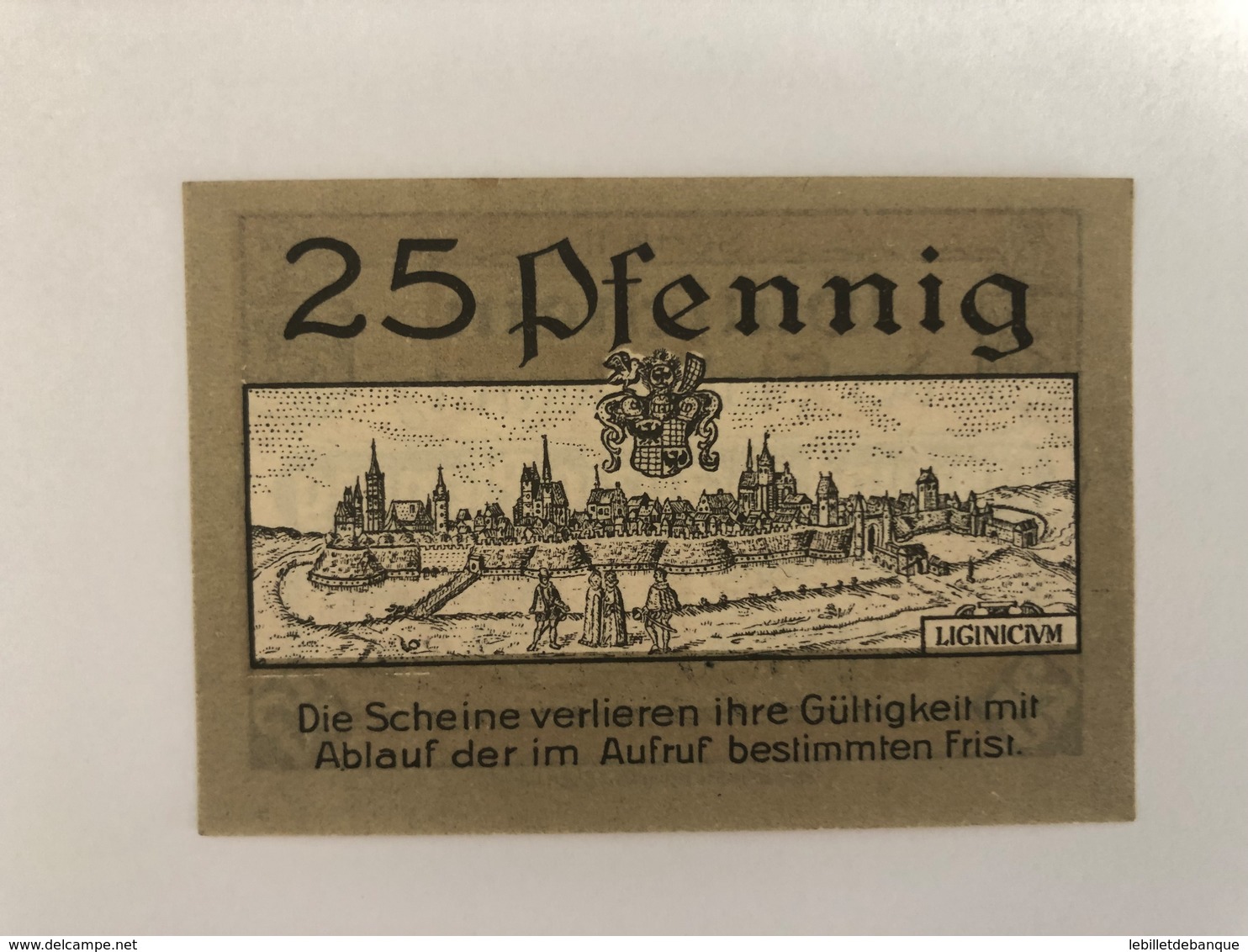 Allemagne Notgeld Liegnitz 25 Pfennig - Verzamelingen