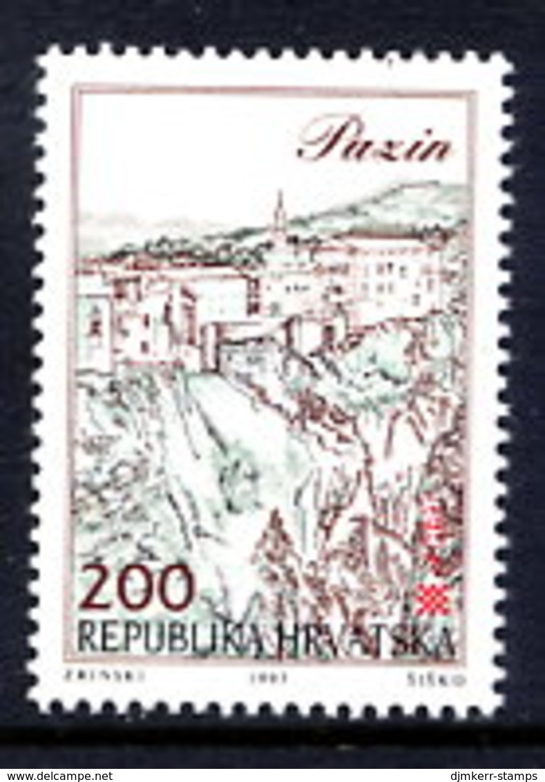 CROATIA 1993 Towns Definitive 200 D. Pazin MNH / **.  Michel 232 - Kroatien