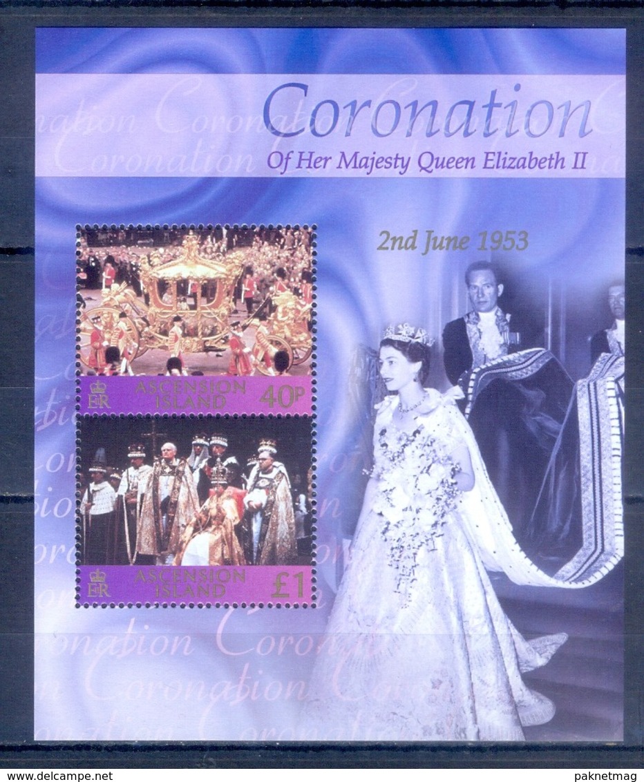 J54- Ascension Island 2003. Queen Elizabeth II 50th Anniversary Of Coronation. - Ascension