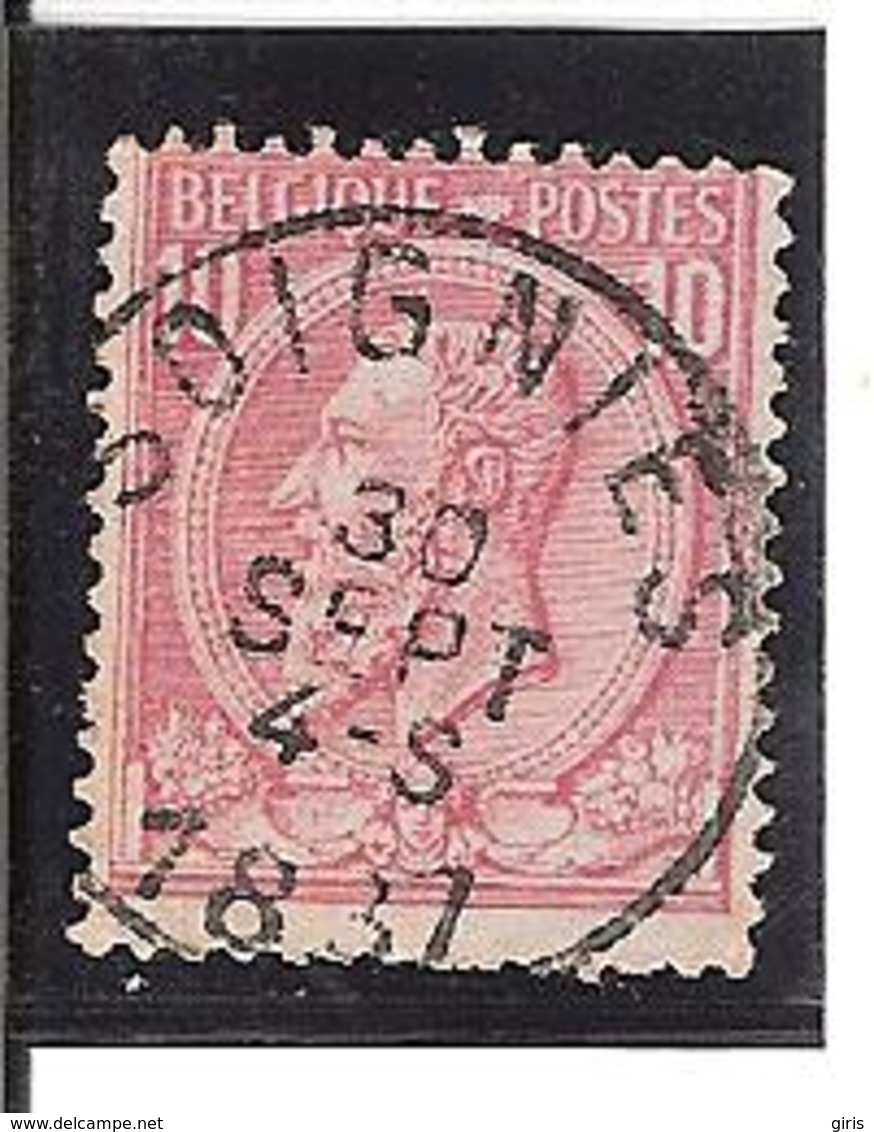 Belgique N° 46 Soignies - 1893-1900 Fine Barbe