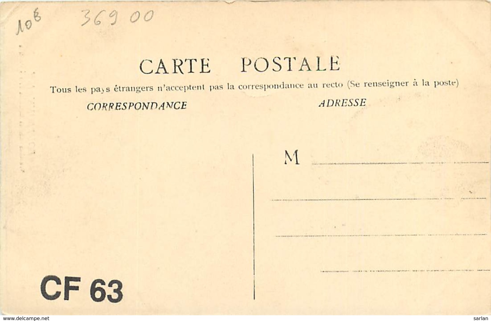 03 ,  Bourbonnaise ( Ane ) , * CF 369 00 - Altri & Non Classificati