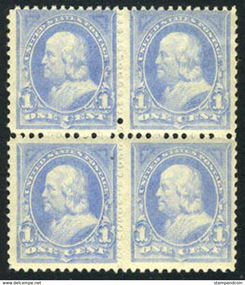 US #246 Block Of 4  MINT Vy Lightly Hinged   Fresh Color  1894 Issue - Nuevos