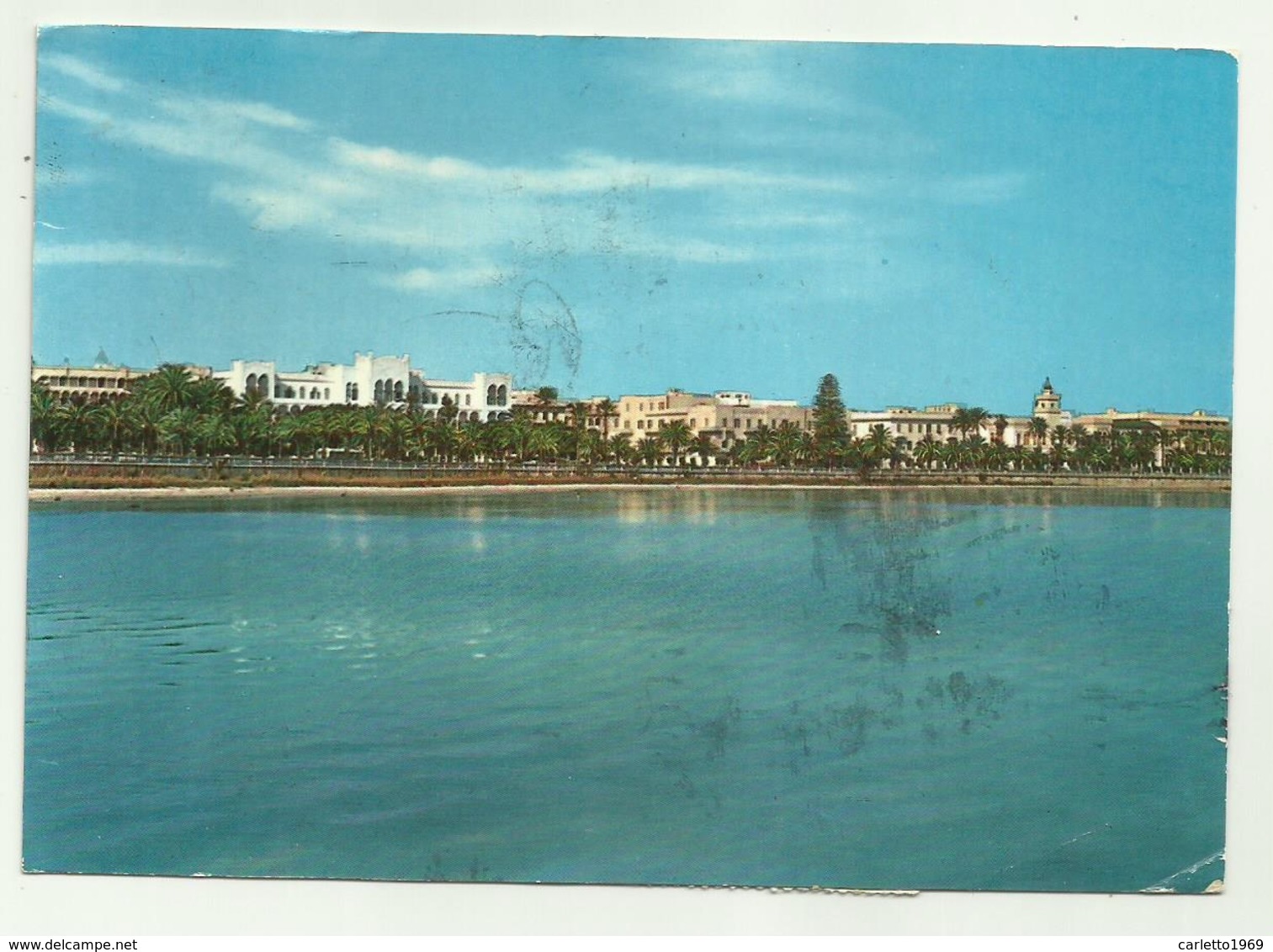 TRIPOLI - VEDUTA DAL MARE  - VIAGGIATA FG - Libia