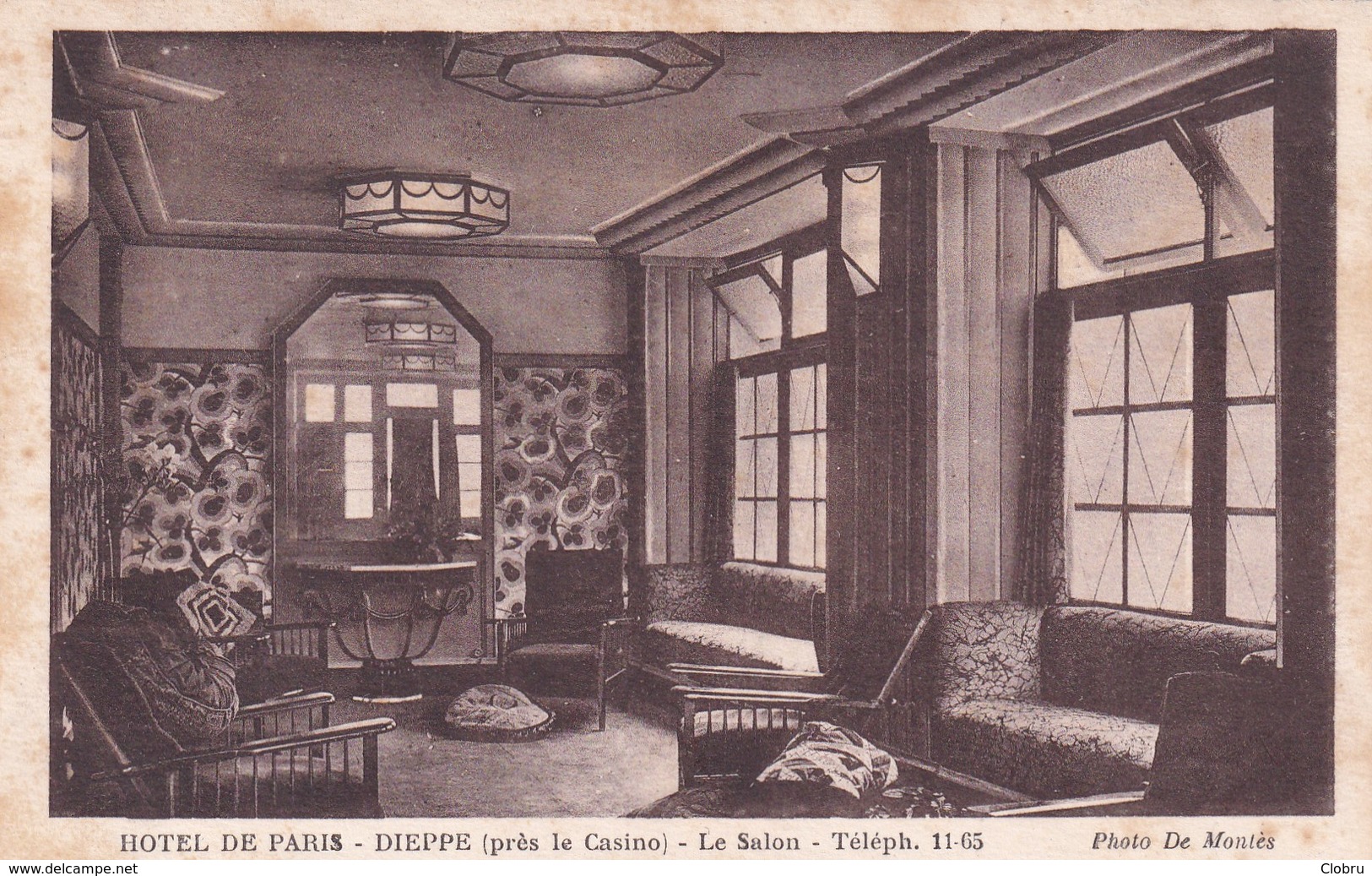 76 Dieppe, Hôtel De Paris (Près Le Casino), Le Salon - Dieppe