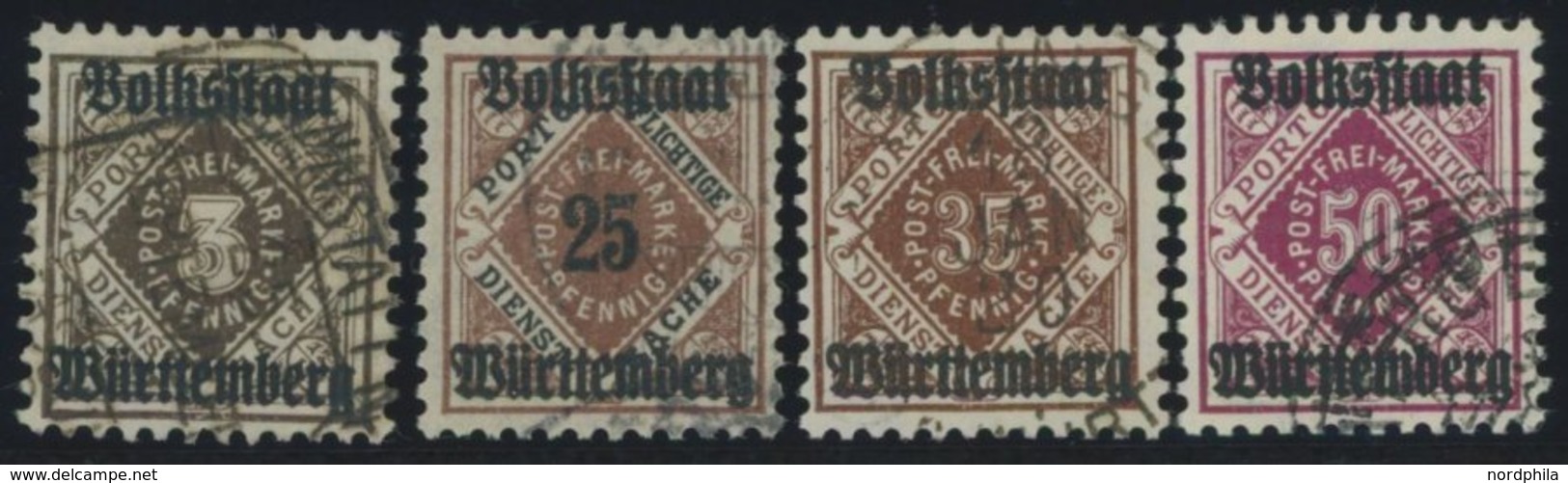 1919, 3, 25 Und 50 Pf., 4 Prachtwerte, Gepr. Infla, Mi. 76.- -> Automatically Generated Translation: 1919, 3, 25 And 50  - Autres & Non Classés