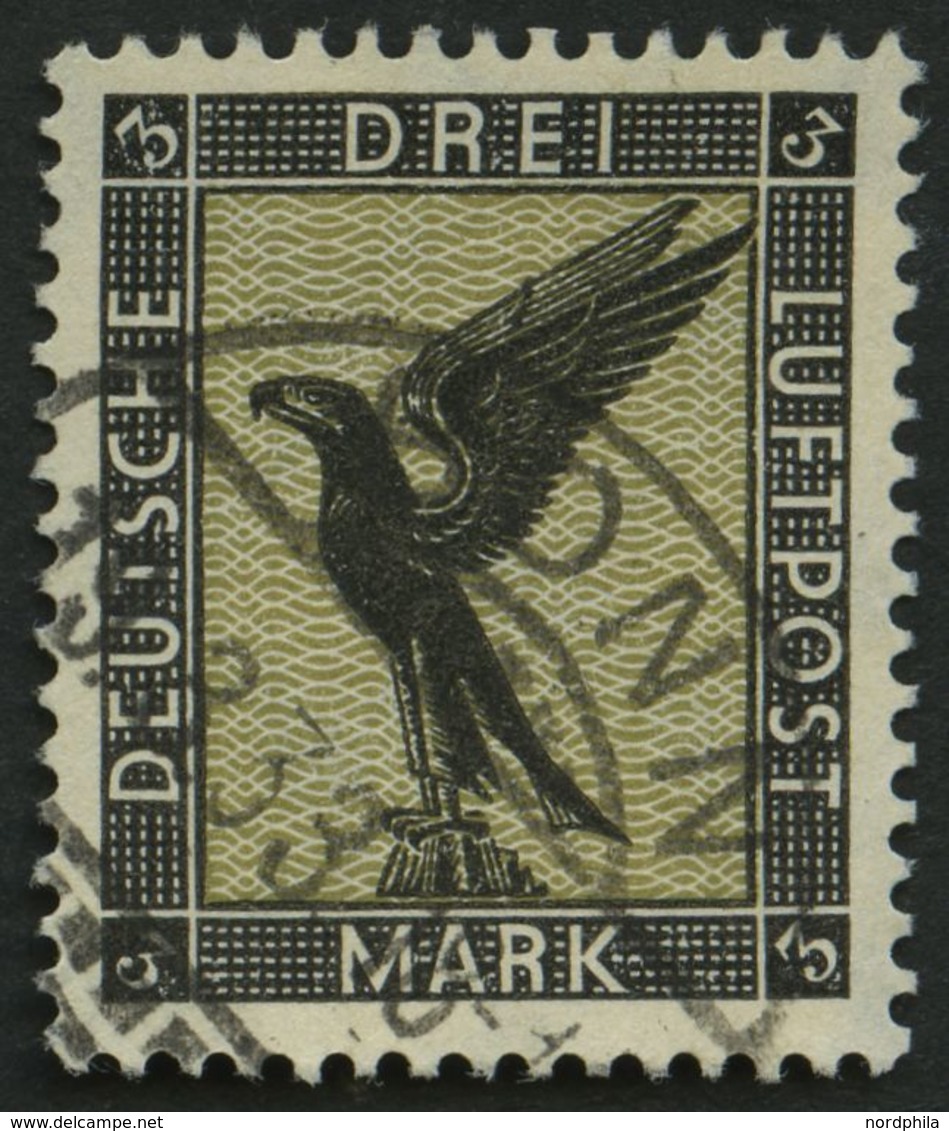 Dt. Reich 384 O, 1926, 3 M. Adler, Pracht, Mi. 120.- - Sonstige & Ohne Zuordnung