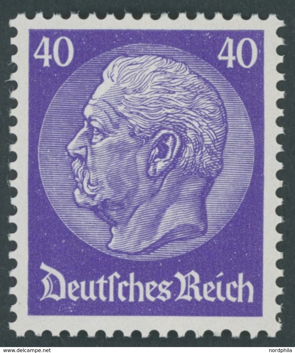 Dt. Reich 472 **, 1932, 40 Pf. Hindenburg, Postfrisch Pracht, Mi. 100.- - Other & Unclassified