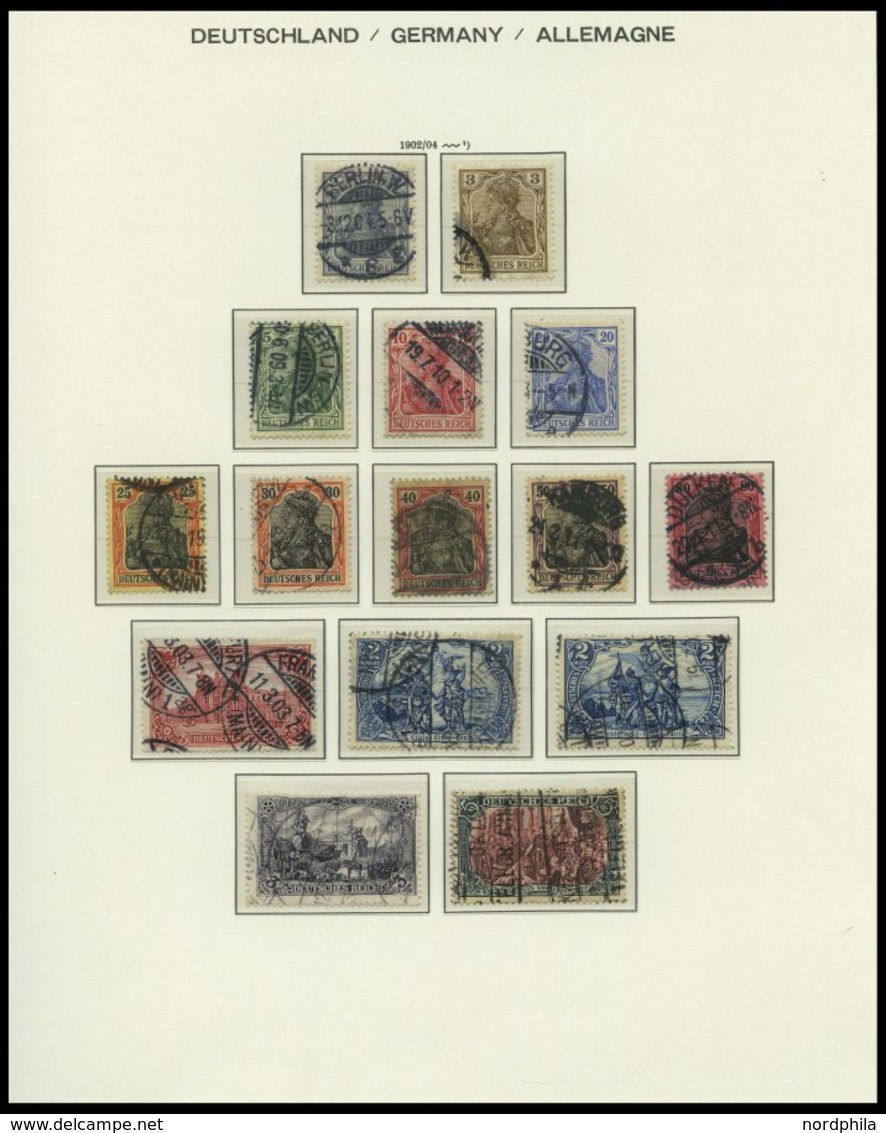 SAMMLUNGEN o,* , 1872-1932, Sammlung Dt. Reich im Schaubekalbum mit diversen besseren Werten und einigen Besonderheiten,