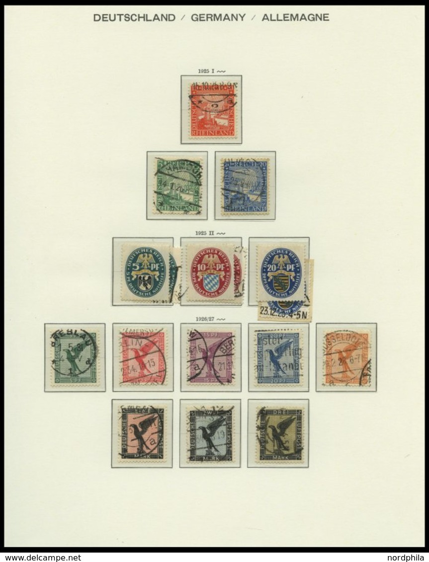 SAMMLUNGEN o,* , 1872-1932, Sammlung Dt. Reich im Schaubekalbum mit diversen besseren Werten und einigen Besonderheiten,